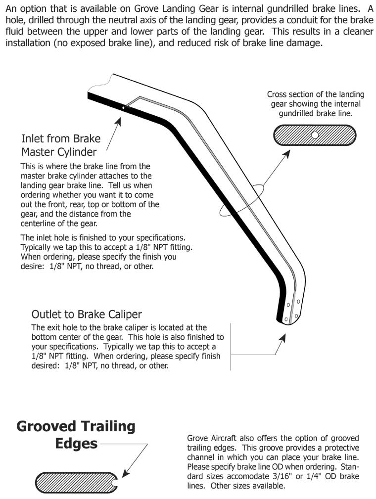 Gun Drilled Brake Lines