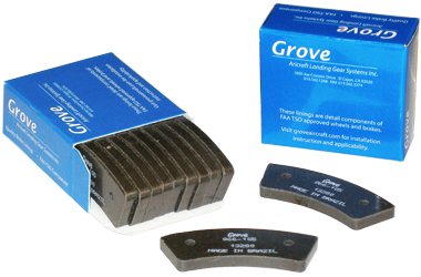 Aircraft brake pads